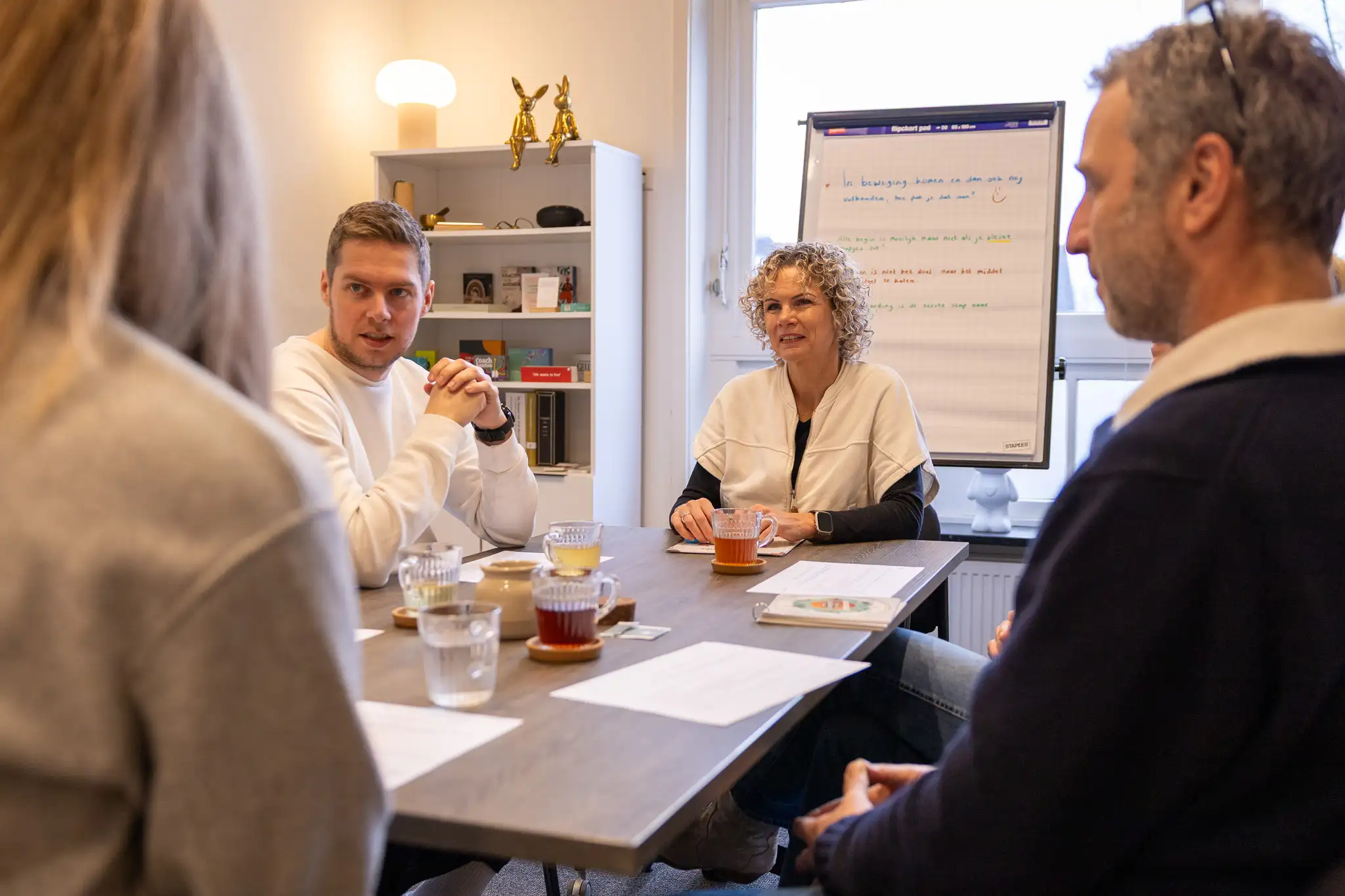 Vitaal op maat Vitaal op maat kantoor in Silvolde Achterhoek, waar Hanneke Janssen vitaliteit voor bedrijven bespreekt in groepen